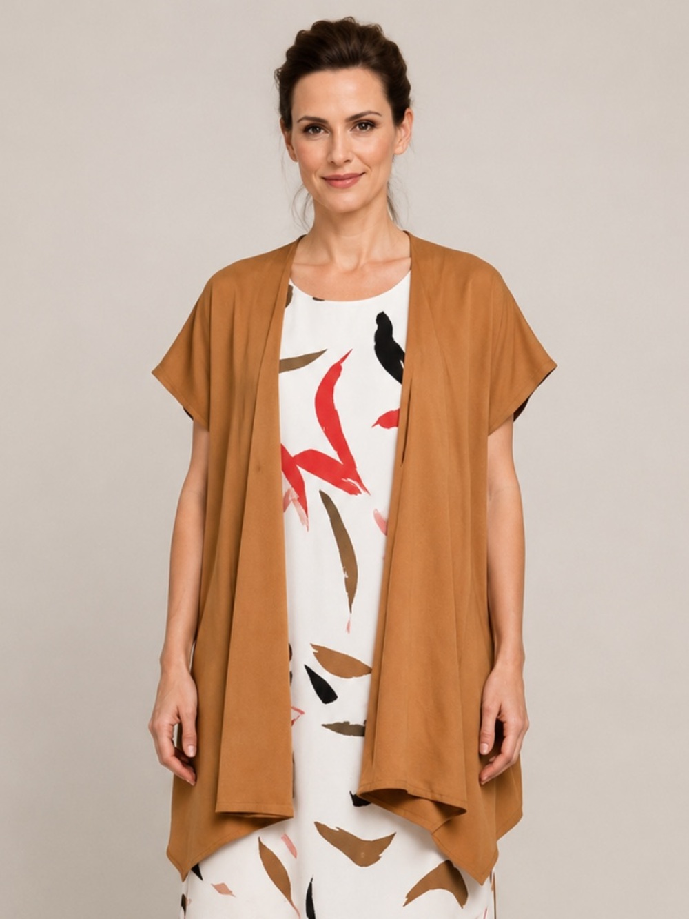 Masai Jacinda Open Front Linen Kimono Cardigan